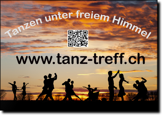 Tanz unter freiem Himmel, Tanz in den Sonnenuntergang, Tanzen am See